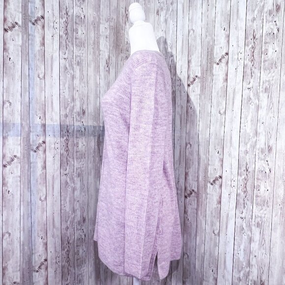 Women's Old Navy Long Sleeve Maternity Sweater | Pink | Crew Neck | Medium - Picture 2 of 12